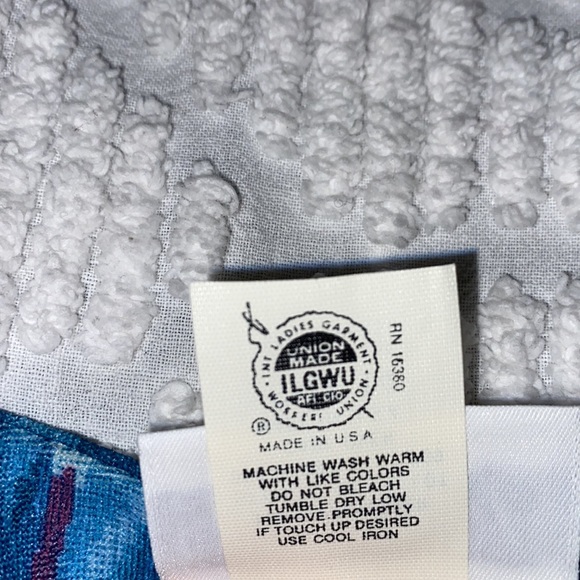 NWT Vintage Union Made Floral Dress - Picture 4 of 5